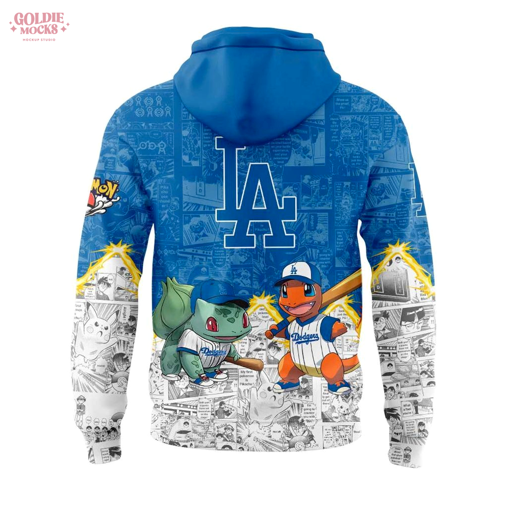 Los Angeles Dodgers x Pokémon Limited Edition 2025 Hoodie Los Angeles Dodgers x Pokémon Limited Edition 2025 Hoodie