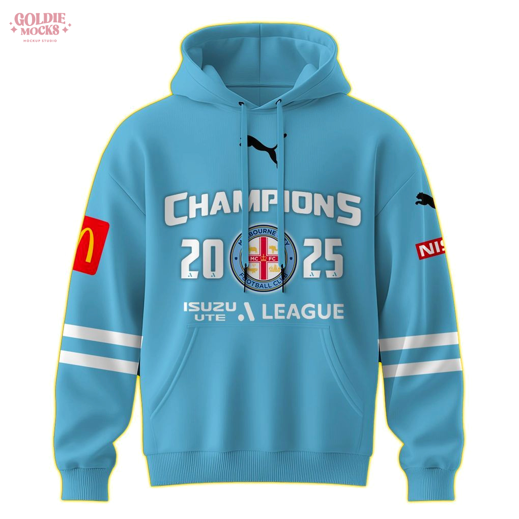 Melbourne City Champions 2025 Hoodie Melbourne City Champions 2025 Hoodie