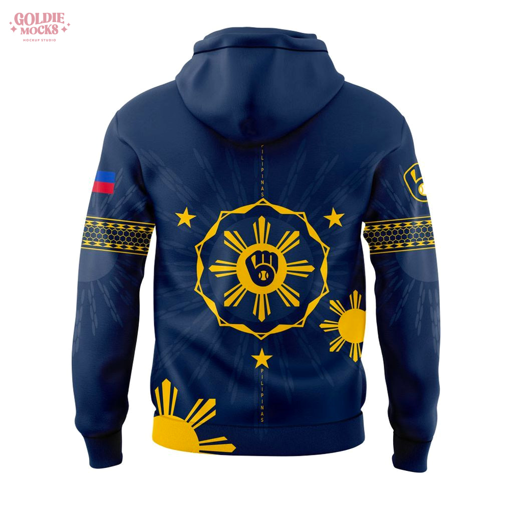 Milwaukee Brewers Filipino Heritage Night 2025 Hoodie Milwaukee Brewers Filipino Heritage Night 2025 Hoodie