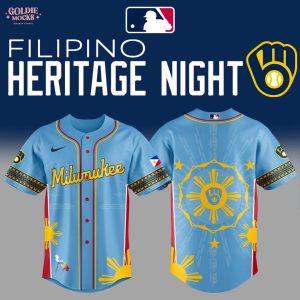 Milwaukee Brewers Filipino Heritage Night 2025 Limited Hoodie