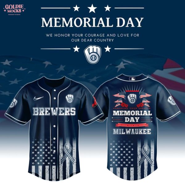 Milwaukee Brewers Memorial Day 2025 Jersey