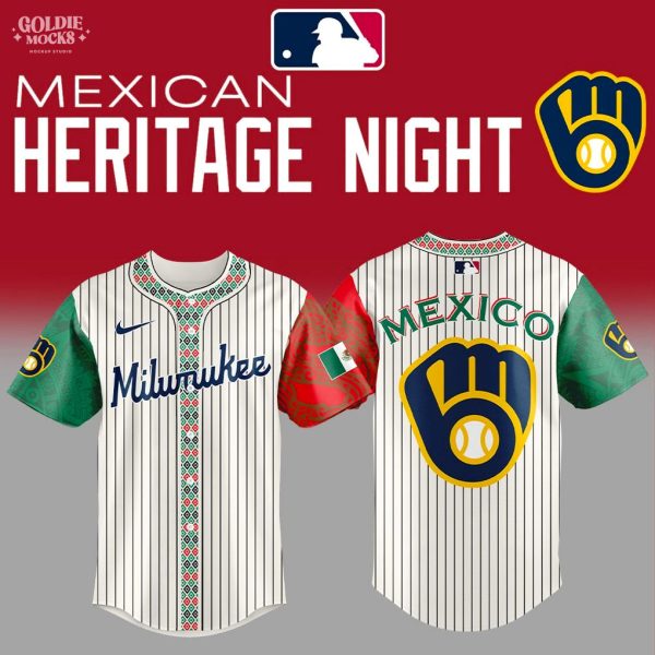Milwaukee Brewers MLB x Mexican Heritage Night 2025 Jersey