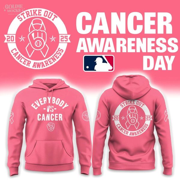 Milwaukee Brewerss Cancer Awareness Day 2025 Hoodie