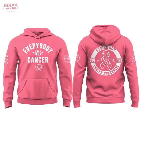 Milwaukee Brewerss Cancer Awareness Day 2025 Hoodie