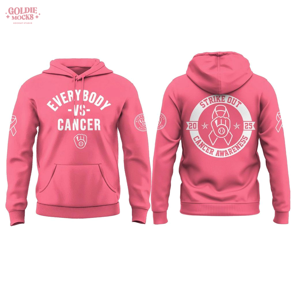Milwaukee Brewerss Cancer Awareness Day 2025 Hoodie Milwaukee Brewerss Cancer Awareness Day 2025 Hoodie