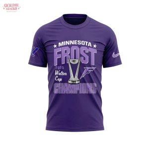 Minnesota Frost 2025 Water Cup Champions T-Shirt