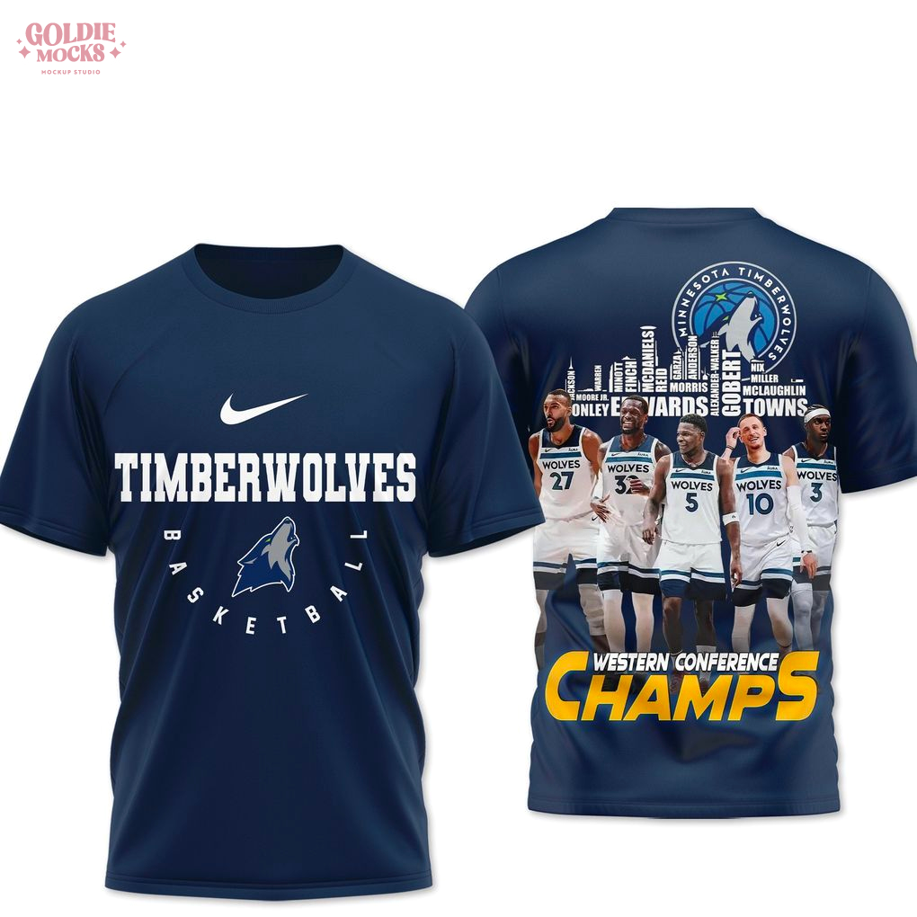 Minnesota Timberwolves Western Conference Champs 2025 T-Shirt Minnesota Timberwolves Western Conference Champs 2025 T-Shirt