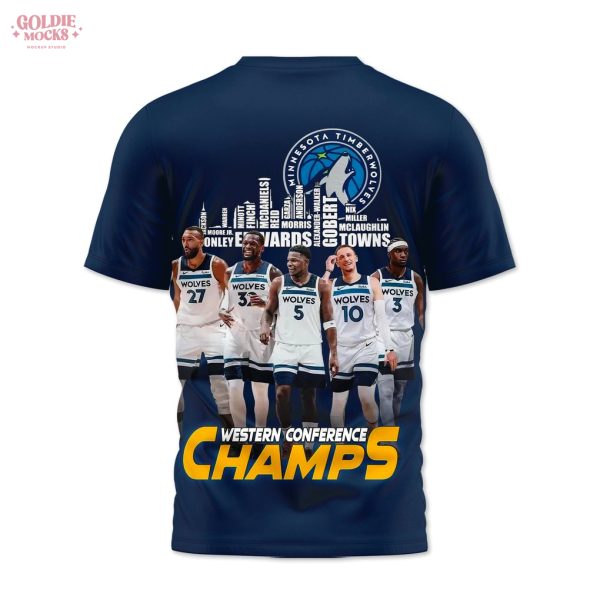 Minnesota Timberwolves Western Conference Champs 2025 T-Shirt