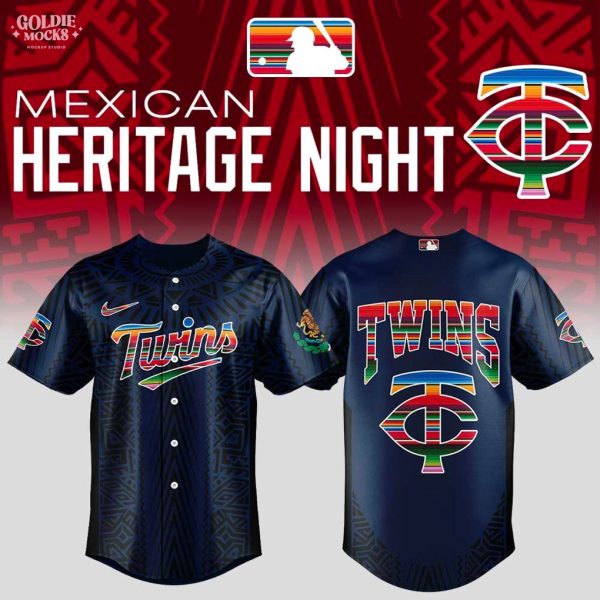 Minnesota Twins Mexican Heritage Night 2025 For Fans Jersey