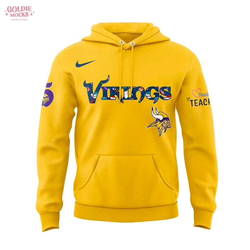 Minnesota Vikings x Teacher Appreciation 2025 Special Hoodie Minnesota Vikings x Teacher Appreciation 2025 Special Hoodie