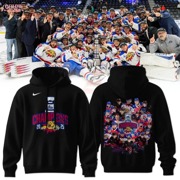 Moncton Wildcats Champions 2025 For Fans Black T-Shirt