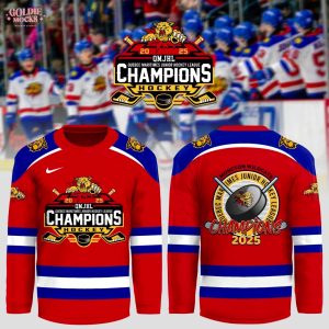 Moncton Wildcats QMJHL 2025 Champions Hockey Jersey