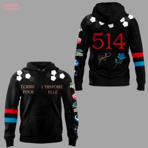 Montreal Roses Football 514 Signature 2025 Hoodie