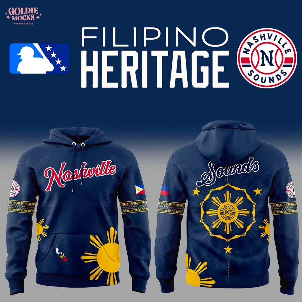 Nashville Sounds Filipino Heritage Night 2025 Limited Edition Hoodie Nashville Sounds Filipino Heritage Night 2025 Limited Edition Hoodie