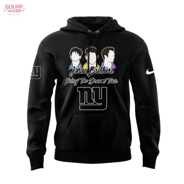 New York Giants x Jonas20 Living the Dream Tour 2025 Hoodie