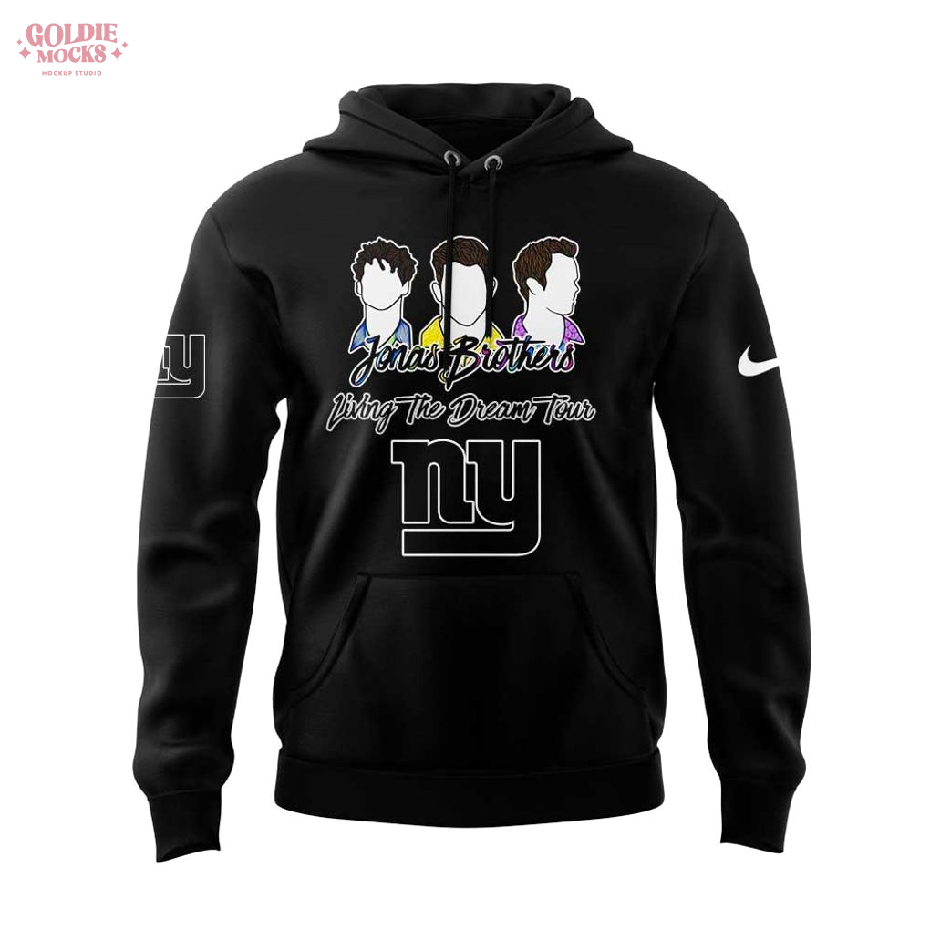 New York Giants x Jonas20 Living the Dream Tour 2025 Hoodie New York Giants x Jonas20 Living the Dream Tour 2025 Hoodie