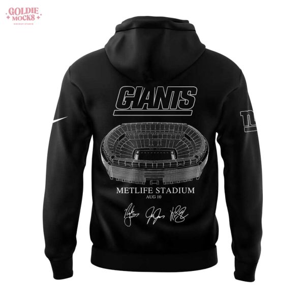 New York Giants x Jonas20 Living the Dream Tour 2025 Hoodie