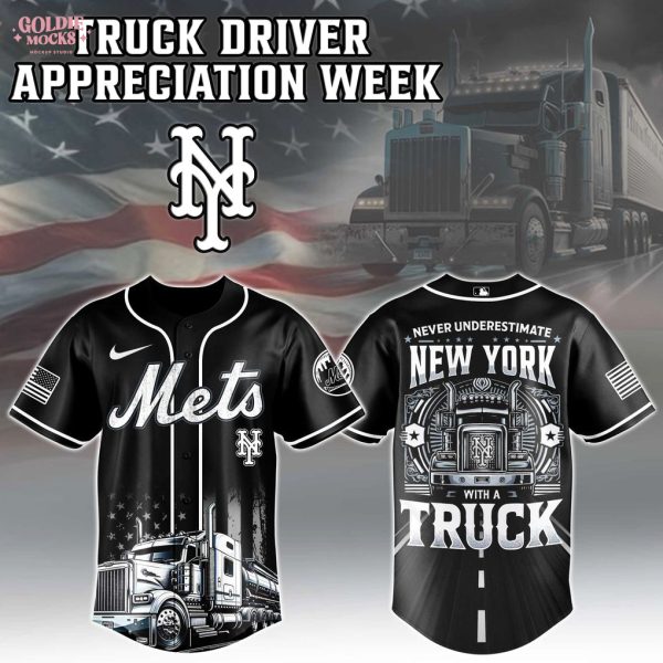 New York Mets MLB X Nation Truck Driver Appreciation Week 2025 Special Jersey