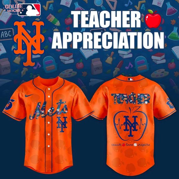 New York Mets Teacher Night Day 2025 Jersey
