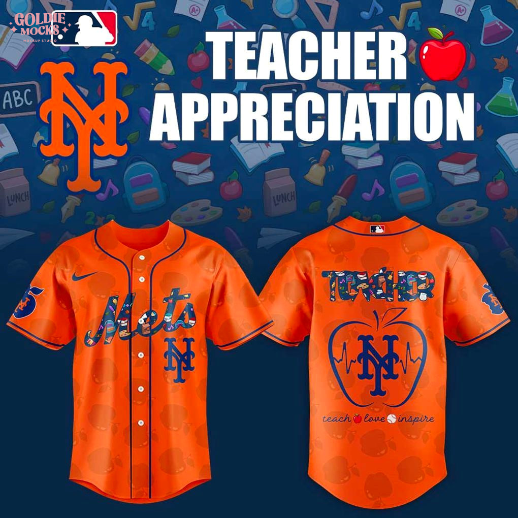 New York Mets Teacher Night Day 2025 Jersey New York Mets Teacher Night Day 2025 Jersey