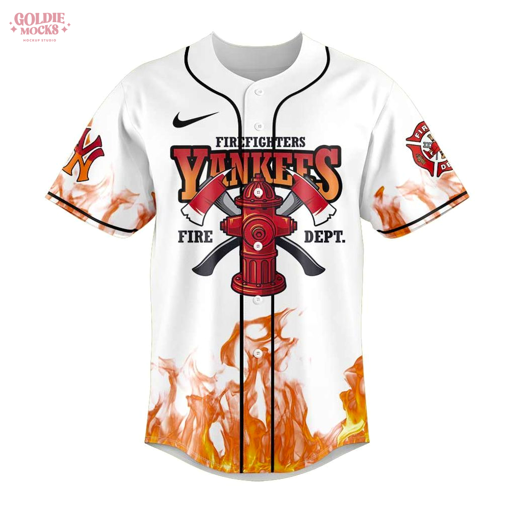 New York Yankees Firefighter Appreciation Day 2025 Jersey New York Yankees Firefighter Appreciation Day 2025 Jersey