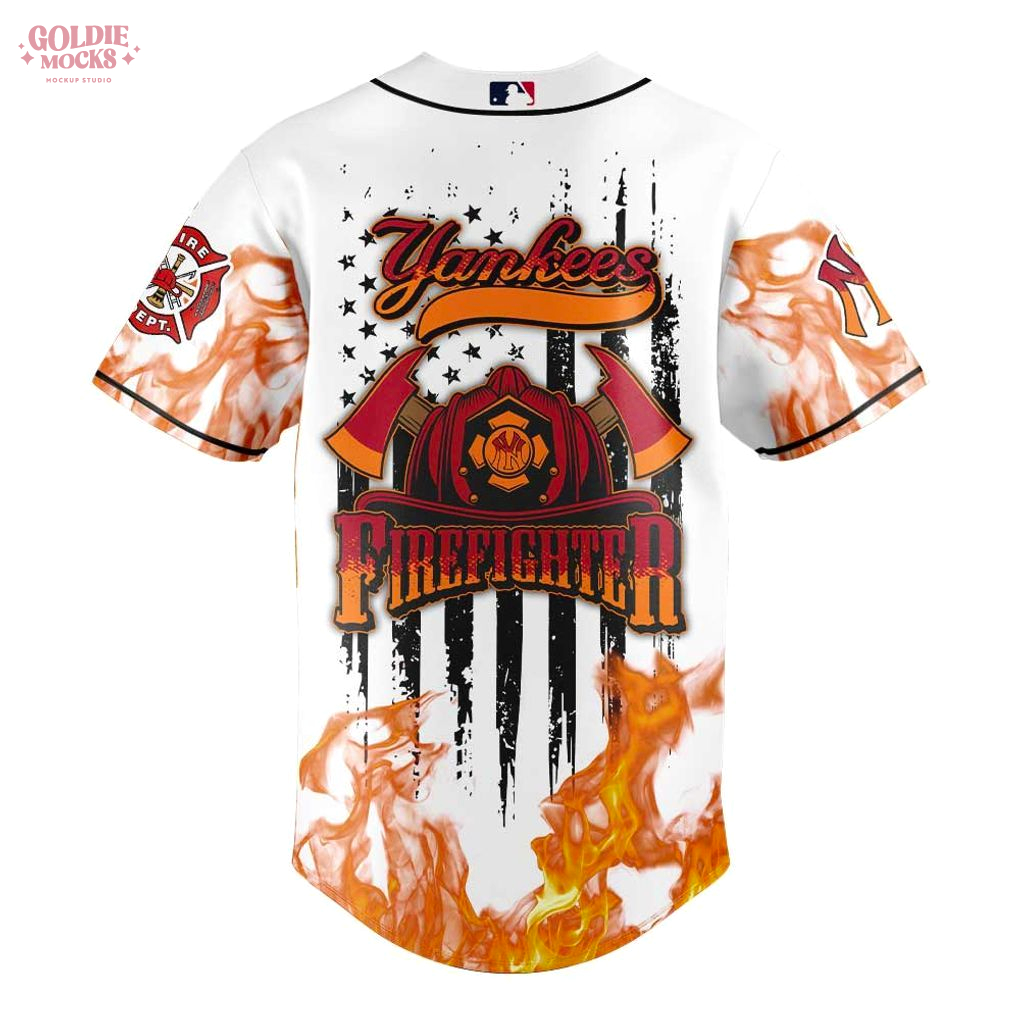 New York Yankees Firefighter Appreciation Day 2025 Jersey New York Yankees Firefighter Appreciation Day 2025 Jersey