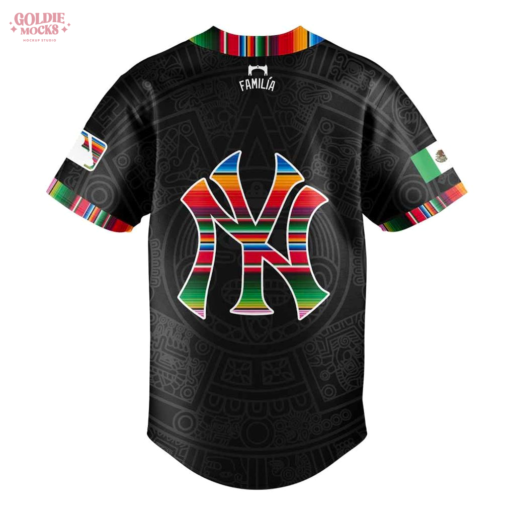 New York Yankees Mexican Heritage Night 2025 Baseball Jersey New York Yankees Mexican Heritage Night 2025 Baseball Jersey