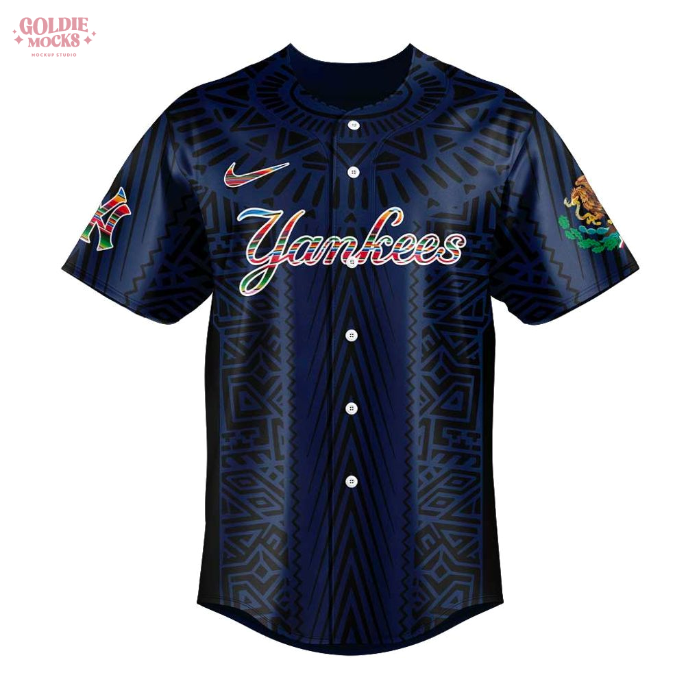 New York Yankees Mexican Heritage Night 2025 For Fans Jersey New York Yankees Mexican Heritage Night 2025 For Fans Jersey