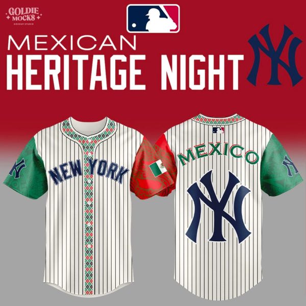 New York Yankees Mexican Heritage Night 2025 Special Edition Jersey