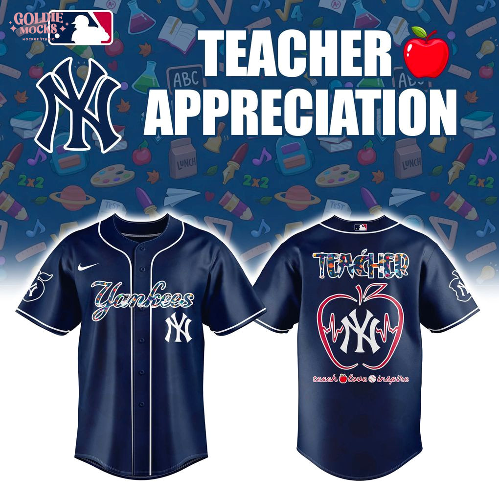 New York Yankees Teacher Appreciation Day 2025 Jersey New York Yankees Teacher Appreciation Day 2025 Jersey