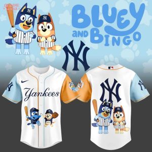New York Yankees x Bluey and Bingo Hot 2025 For Fans Jersey