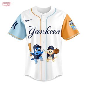 New York Yankees x Bluey and Bingo Hot 2025 For Fans Jersey