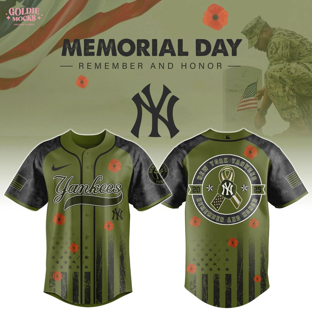 New York Yankees x Memorial Day 2025 Jersey New York Yankees x Memorial Day 2025 Jersey