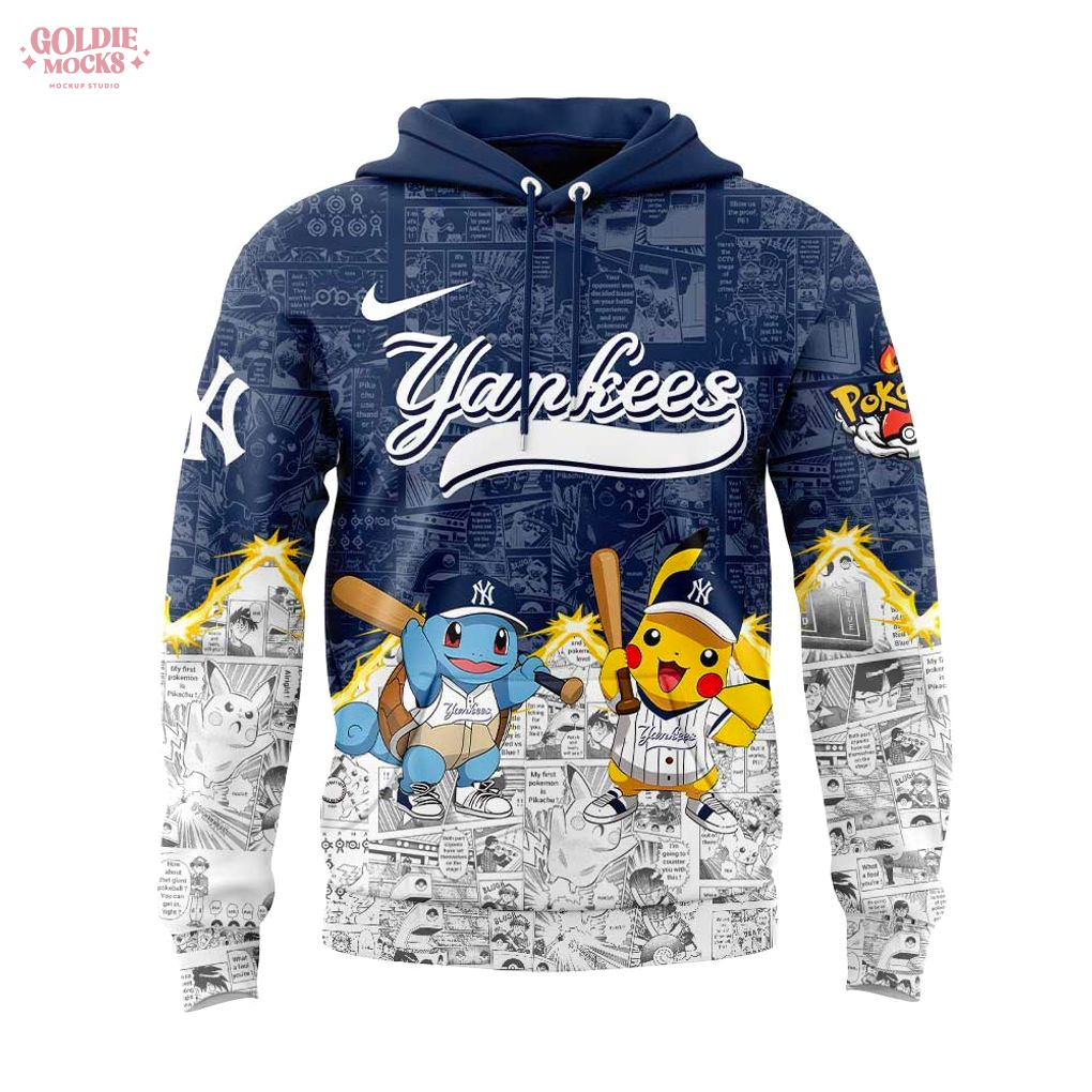 New York Yankees x Pokémon Limited Edition 2025 Hoodie New York Yankees x Pokémon Limited Edition 2025 Hoodie