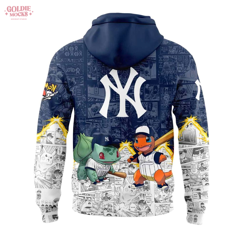 New York Yankees x Pokémon Limited Edition 2025 Hoodie New York Yankees x Pokémon Limited Edition 2025 Hoodie