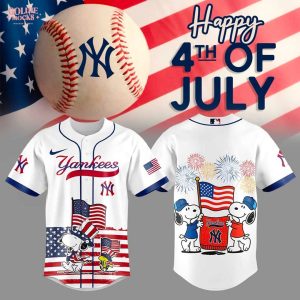 New York Yankees x Snoopy 4th Off July 2025 Jersey