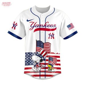 New York Yankees x Snoopy 4th Off July 2025 Jersey