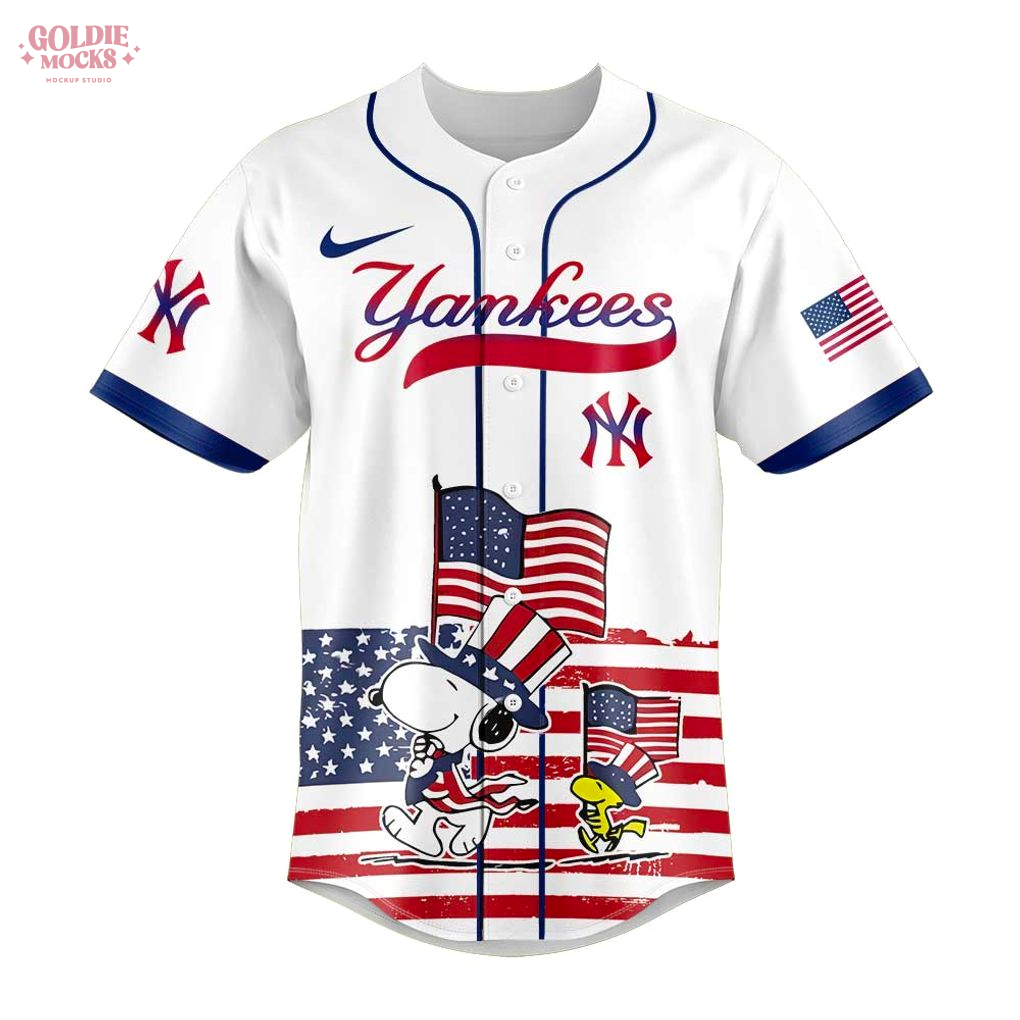 New York Yankees x Snoopy 4th Off July 2025 Jersey New York Yankees x Snoopy 4th Off July 2025 Jersey