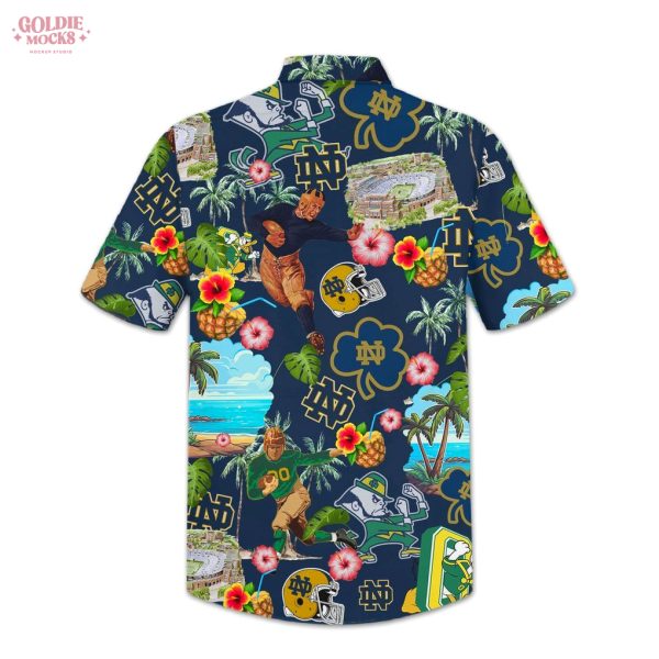 Notre Dame Fighting Irish Beach Hawaiian Shirt