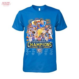 Oklahoma City Thunder 2025 Western Conference Champions T-Shirt