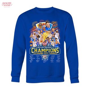 Oklahoma City Thunder 2025 Western Conference Champions T-Shirt