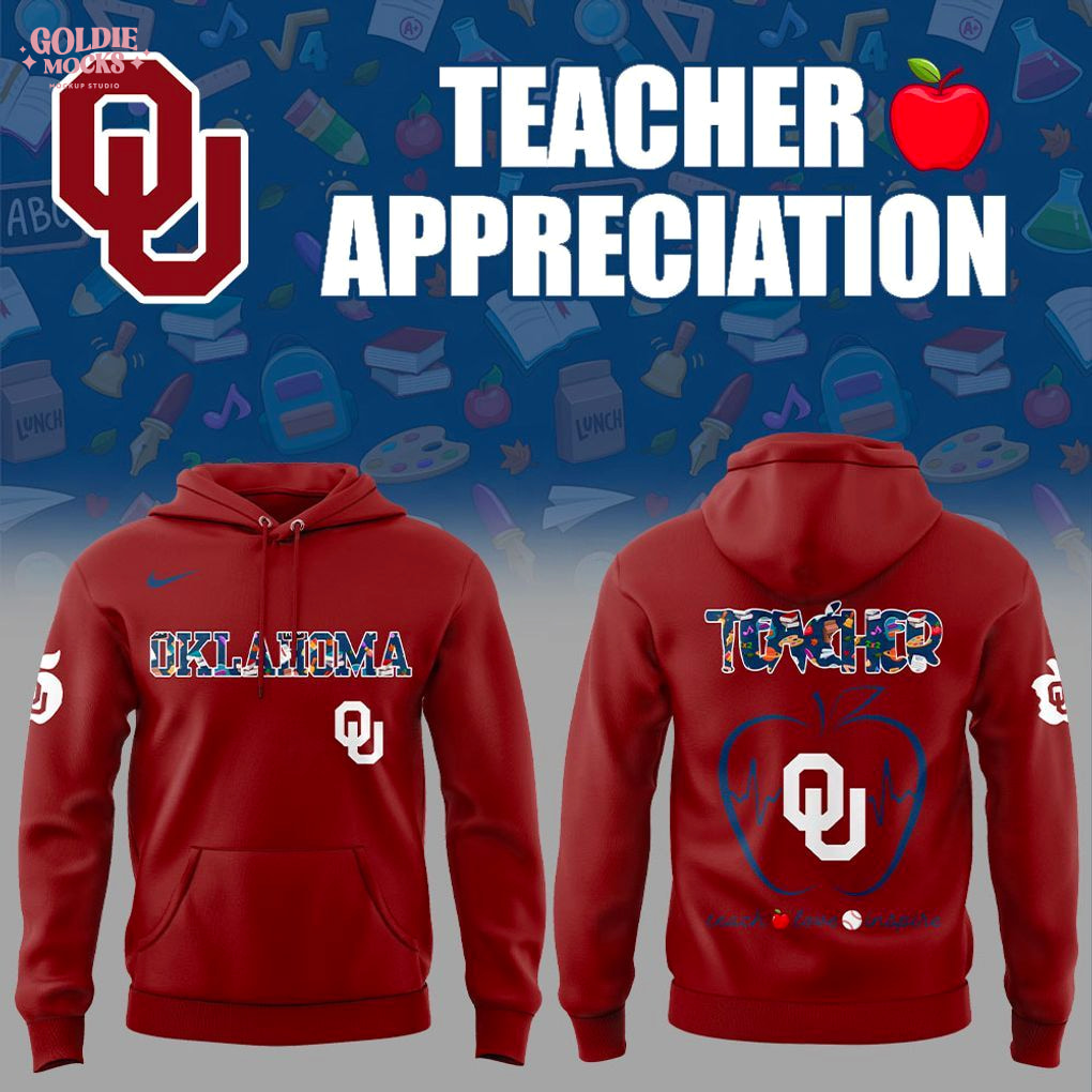 Oklahoma Football Teach Appreciation Day 2025 Hoodie Oklahoma Football Teach Appreciation Day 2025 Hoodie