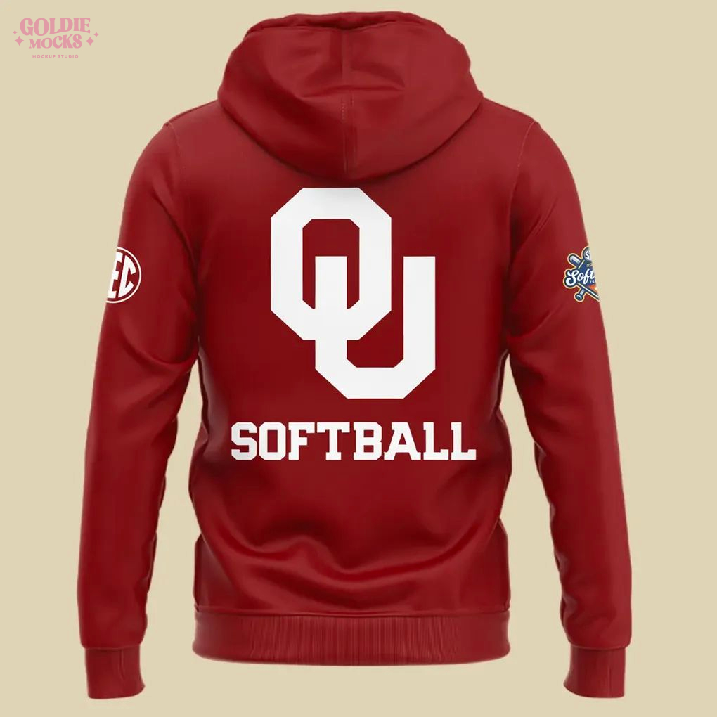 Oklahoma Sooners 2025 SEC Softball Champions Hoodie Oklahoma Sooners 2025 SEC Softball Champions Hoodie