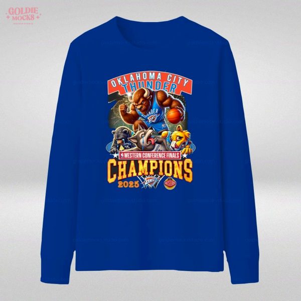 Oklahome City Thunder 2025 Champions WCF T-Shirt