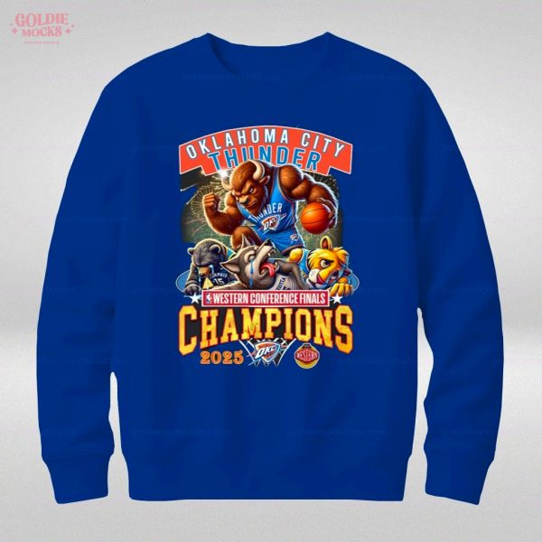 Oklahome City Thunder 2025 Champions WCF T-Shirt