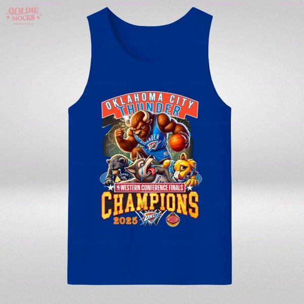 Oklahome City Thunder 2025 Champions WCF T-Shirt
