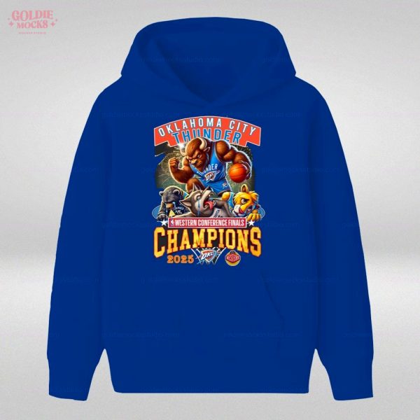 Oklahome City Thunder 2025 Champions WCF T-Shirt