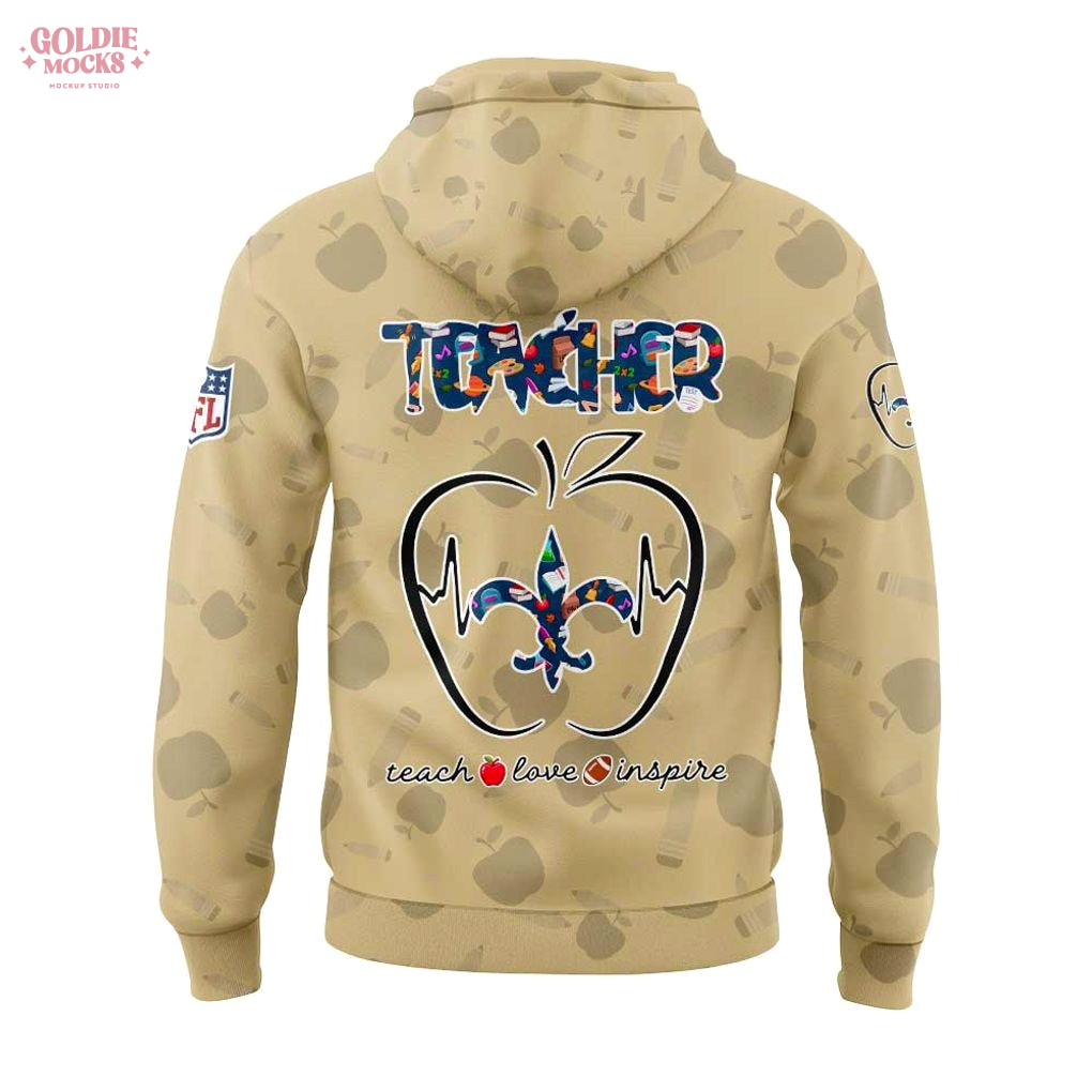 Orleans Saints Teacher Appreciation Day 2025 Limited Edition Hoodiee Orleans Saints Teacher Appreciation Day 2025 Limited Edition Hoodiee