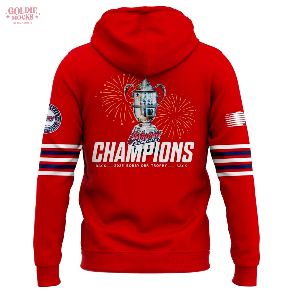 Oshawa Generals 2025 Bobby Orr Trophy Hoodie Oshawa Generals 2025 Bobby Orr Trophy Hoodie