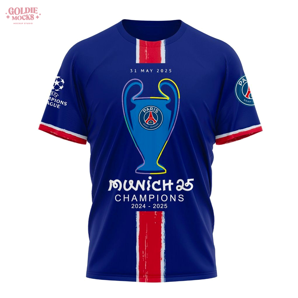 Paris Saint Champions League 2025 Special T-Shirt Paris Saint Champions League 2025 Special T-Shirt